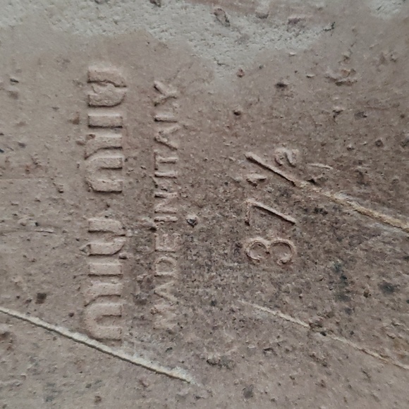 Miu Miu - Denim Crystal Sandals - Picture 5 of 6